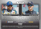 2X AUTOGRAPHED Chase Elliott & William Byron 2018 Panini Prizm Racing TEAM TANDEMS (Hendrick Motorsports) Dual Signed Collectible NASCAR Trading Card with COA and Toploader