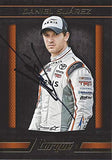 AUTOGRAPHED Daniel Suarez 2016 Panini Torque Racing (Joe Gibbs Arris Toyota Team) Nationwide Series Signed NASCAR Collectible Trading Card with COA