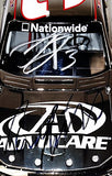 2X AUTOGRAPHED 2013 Austion Dillon & Richard Childress #3 Advocare Nationwide Car ARC NICKEL FINISH Signed Lionel 1/24 NASCAR Diecast Car with COA (#085 of only 144 produced)