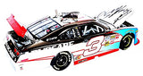 2X AUTOGRAPHED 2013 Austion Dillon & Richard Childress #3 Advocare Nationwide Car ARC NICKEL FINISH Signed Lionel 1/24 NASCAR Diecast Car with COA (#085 of only 144 produced)