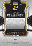 AUTOGRAPHED Brad Keselowski 2017 Panini Select Racing RARE PRIZM (#2 Alliance Truck Parts) Team Penske Monster Cup Series Insert Signed Collectible NASCAR Trading Card with COA