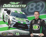 AUTOGRAPHED 2015 Matt DiBenedetto #83 Dustless Blasting Toyota Team (BK Racing) Sprint Cup Series Rare Signed Collectible Picture 8X10 Inch NASCAR Hero Card Photo with COA