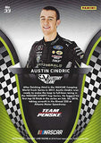 AUTOGRAPHED Austin Cindric 2018 Panini Victory Lane Racing OFFICIAL ROOKIE CARD (Fitzgerald Penske Team) Xfinity Series Signed NASCAR Collectible Trading Card with COA