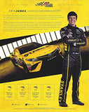 AUTOGRAPHED 2019 Erik Jones #20 Stanley Toyota Team (Joe Gibbs Racing) Monster Energy Cup Series Signed Collectible Picture NASCAR 8X10 Inch Hero Card Photo with COA
