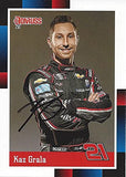 AUTOGRAPHED Kaz Grala 2021 Panini Donruss 1988 RETRO (#21 Richard Childress Racing Team) Xfinity Series Signed NASCAR Collectible Trading Card with COA