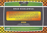 AUTOGRAPHED Brad Keselowski 2018 Panini Donruss Racing POLE POSITION (#2 Miller Lite Penske Team) Monster Cup Series Rare Parallel Insert Signed Collectible NASCAR Trading Card with COA #891/999