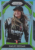 AUTOGRAPHED Hailie Deegan 2020 Panini Prizm Racing RARE ROOKIE PRIZM (#4 Toter Driver) ARCA Series Official Rookie Signed Collectible NASCAR Trading Card with COA