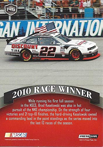 AUTOGRAPHED Brad Keselowski 2011 Press Pass Racing LEADERS OF THE