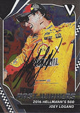 AUTOGRAPHED Joey Logano 2018 Panini Victory Lane Racing PAST WINNERS (Talladega Race Win) #22 Shell Team Penske Monster Cup Series Signed NASCAR Collectible Trading Card with COA