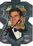 AUTOGRAPHED Jeff Gordon 1999 Upper Deck Racing INCOME STATEMENT (#24 DuPont Team) Hendrick Motorsports Rare Insert Diecut Signed Collectible NASCAR Trading Card with COA
