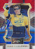 AUTOGRAPHED Brad Keselowski 2017 Panini Select Racing PRIZM (#2 Alliance Penske Team) Rare Parallel Insert Signed Collectible NASCAR Trading Card with COA #215/299