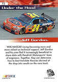 AUTOGRAPHED Jeff Gordon 2008 Press Pass Speedway Racing UNDER THE HOOD (#24 DuPont Team) Hendrick Motorsports Signed NASCAR Collectible Trading Card with COA