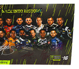16X AUTOGRAPHED Monster Cup Series FIRST NASCAR PLAYOFFS Rare Multi-Signed Picture Large 11X17 Inch Photo with COA