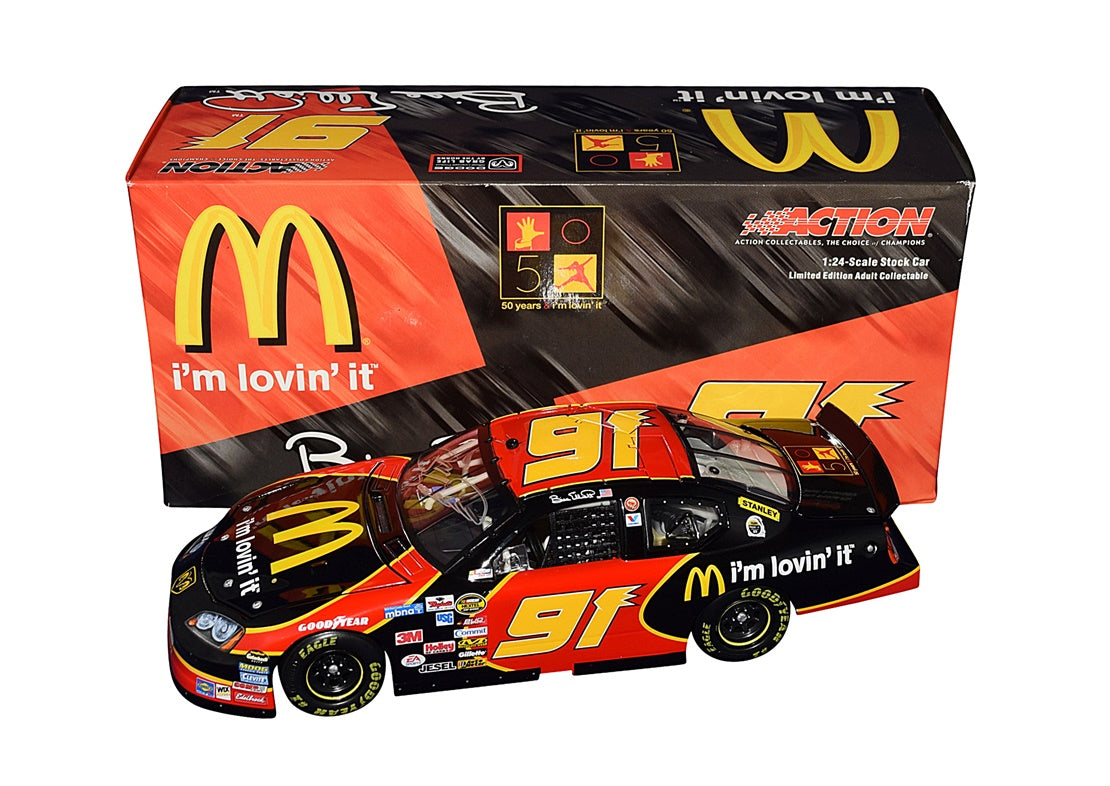 AUTOGRAPHED 2005 Bill Elliott #91 McDonalds Racing 50TH