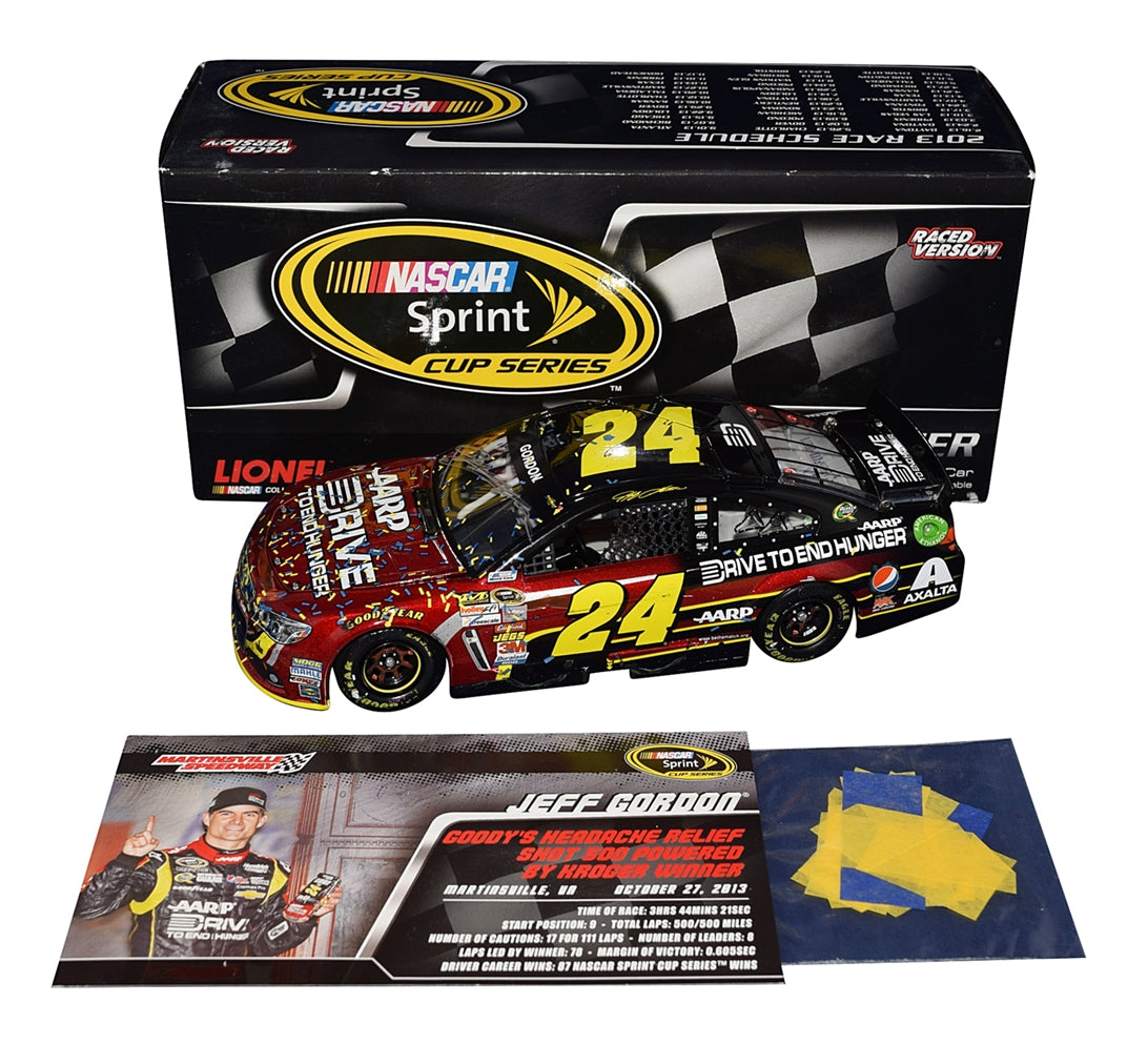Jeff gordon martinsville win diecast discount