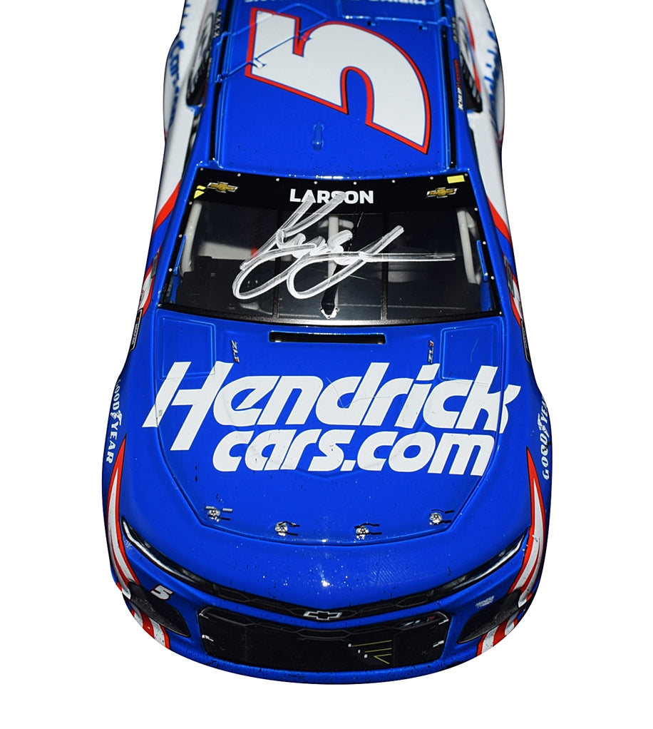 AUTOGRAPHED 2021 Kyle Larson #5 Hendrick Team WATKINS GLEN RACE