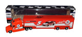 AUTOGRAPHED 2021 Kyle Larson #5 Valvoline Racing DARLINGTON THROWBACK (Hendrick) NASCAR Authentics 1/64 Scale Hauler Transporter Diecast with COA