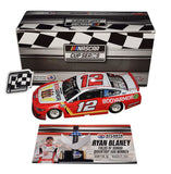 AUTOGRAPHED 2021 Ryan Blaney #12 BodyArmor Racing ATLANTA RACE WIN (Raced Version) Team Penske Signed Lionel 1/24 Scale NASCAR Diecast Car with COA