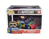 AUTOGRAPHED 2022 Jeff Gordon #24 DuPont Racing DRIVING THE RAINBOW WARRIOR Funko Pop Rides #283 Rare Signed NASCAR Collectible Official Figure / Figurine with COA