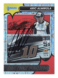 AUTOGRAPHED Aric Almirola 2022 Donruss Racing ACTION PACKED (#10 Smithfield Team) Rare Insert Signed NASCAR Collectible Trading Card with COA