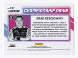 AUTOGRAPHED Brad Keselowski 2022 Donruss Racing CHAMPIONSHIP DRIVE Rare Insert Signed NASCAR Collectible Trading Card with COA