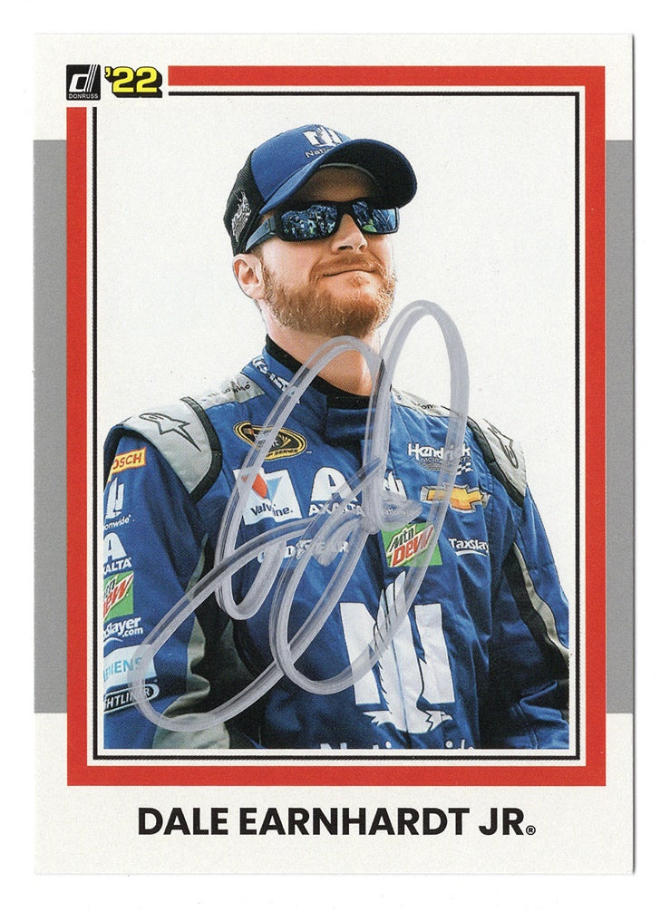 AUTOGRAPHED Dale Earnhardt Jr. 2022 Donruss Racing LITTLE E (#88 Natio –  Trackside