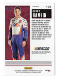 AUTOGRAPHED Denny Hamlin 2021 Panini Chronicles Contenders Optic Racing RARE SILVER PRIZM Insert Signed NASCAR Collectible Trading Card with COA