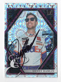 AUTOGRAPHED Denny Hamlin 2022 Donruss Racing ELITE SERIES (#11 FedEx Team) Rare Insert Signed NASCAR Collectible Trading Card with COA