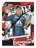 AUTOGRAPHED Jeff Gordon 2022 Donruss Racing RACE KINGS (Indy Brickyard 400 Winner) Signed NASCAR Collectible Trading Card with COA