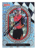 AUTOGRAPHED Jeff Gordon 2022 Donruss Racing VICTORY LAPS (Indy Brickyard 400 Win) Rare Insert Signed NASCAR Collectible Trading Card with COA