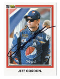 AUTOGRAPHED Jeff Gordon 2022 Donruss Racing (#24 Pepsi Racing) Hendrick Motorsports Signed NASCAR Collectible Trading Card with COA