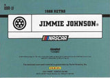 AUTOGRAPHED Jimmie Johnson 2021 Donruss Racing 1988 RETRO (#48 Ally Team) Race-Used Tire Relic Signed Collectible NASCAR Trading Card with COA