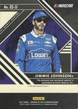 AUTOGRAPHED Jimmie Johnson 2021 Panini Chronicles Gold Standard NEWLY MINTED (Race-Used Tire Relic) Signed Collectible NASCAR Trading Card with COA