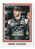 AUTOGRAPHED Jimmie Johnson 2022 Donruss Racing CHAMP (#48 Lowes For Pros) Signed NASCAR Collectible Trading Card with COA