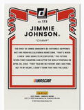AUTOGRAPHED Jimmie Johnson 2022 Donruss Racing CHAMP (#48 Lowes For Pros) Signed NASCAR Collectible Trading Card with COA