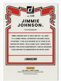 AUTOGRAPHED Jimmie Johnson 2022 Donruss Racing SUPERMAN (#48 Ally Team) Signed NASCAR Collectible Trading Card with COA