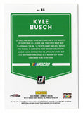 AUTOGRAPHED Kyle Busch 2022 Donruss Racing (#18 M&Ms Toyota Car) NASCAR Cup Series Signed NASCAR Collectible Trading Card with COA