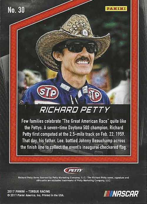 AUTOGRAPHED Richard Petty 2017 Panini Torque Racing (#43 STP Team) Rar –  Trackside