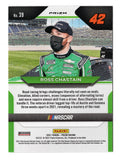 AUTOGRAPHED Ross Chastain 2021 Panini Prizm Racing RARE SILVER PRIZM Insert Signed NASCAR Collectible Trading Card with COA