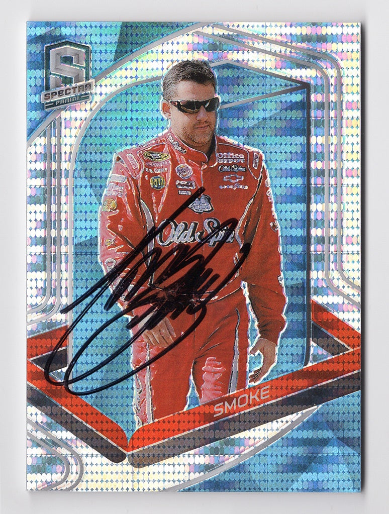 AUTOGRAPHED Tony Stewart 2021 Panini Chronicles Racing SPECTRA PRIZM R Trackside AUTOGRAPHED Tony Stewart 2021 Panini Chronicles Racing SPECTRA PRIZM R Trackside