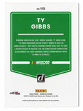 AUTOGRAPHED Ty Gibbs 2022 Donruss Racing RARE GRAY PARALLEL (#54 Toyota Team) Xfinity Series Signed NASCAR Collectible Trading Card with COA