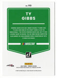 AUTOGRAPHED Ty Gibbs 2022 Donruss Racing (#54 Toyota Team) Xfinity Series Joe Gibbs Racing Signed NASCAR Collectible Trading Card with COA