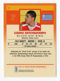 Giannis Antetokounmpo 2013-14 Fleer Retro OFFICIAL ROOKIE Rare Milwaukee Bucks Basketball Collectible Trading Card #47