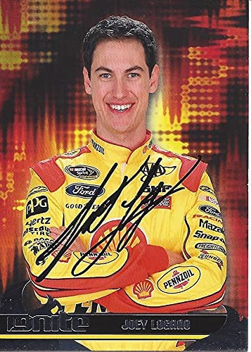 Autographed Joey Logano Trading Cards – Trackside