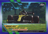 Daniel Ricciardo 2021 Topps Chrome Formula 1 Racing Card - PURPLE GREEN REFRACTOR Rare Insert