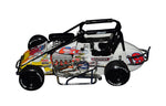 2000 Tony Stewart #19 Flamed Turkey Night Midget Xtreme diecast, a rare collectible with vibrant flames and details, one of only 4,800 produced.