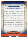 2011 Topps American Pie Jeopardy Holofoil Card #87 - '60s-inspired card, perfect for collectors and fans.