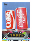 2011 Topps American Pie NEW COKE Rare Parallel HOLOFOIL Trading Card - Nostalgic collectible with protective sleeve and toploader.