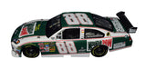 This stunning 2X AUTOGRAPHED 2008 Dale Earnhardt Jr. & Darrell Waltrip #88 Mountain Dew Retro Diecast Car is a captivating piece of NASCAR history. From the meticulously detailed design to the authentic signatures of two legends, Dale Earnhardt Jr. and Darrell Waltrip, this collectible exudes excellence. 