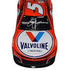 Collectible 1/24 Scale Valvoline Racing Diecast Car - Dual signatures of Larson & Hendrick, rare #1003 edition. A prized NASCAR gem for enthusiasts.